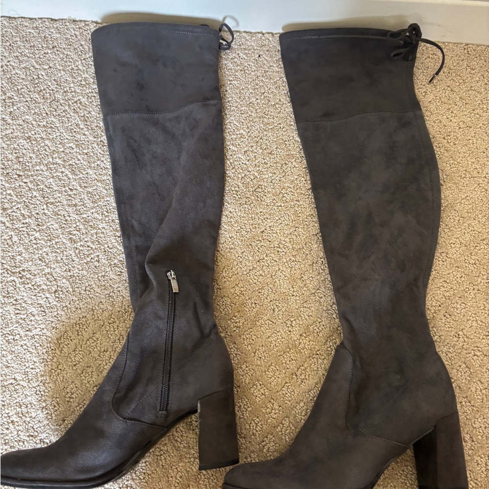 Marc Fisher- Gray Over-the-Knee Women's Boots